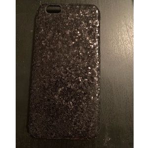 black glitter victoria secret iphone case
